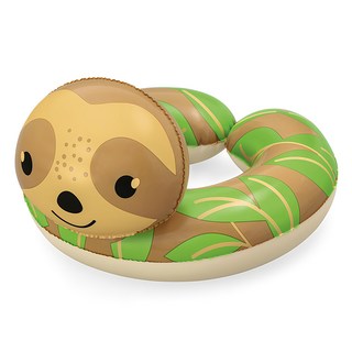 Bestway 54469 夾式兒童泳圈 36405, 1個, 樹懶 棕色