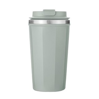 NEVER FALL OVER 日式304不倒魔力咖啡杯，500ml，綠色，保溫保冷, 1個