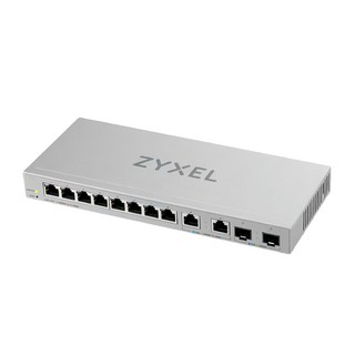 ZYXEL 網頁式管理型12埠+2埠SFP 10G光纖 Multi-Gigabit乙太網路交換器 XGS1210-12, 1個