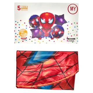 MY 鋁質氣球5件組 蜘蛛俠 Set, 蜘蛛俠 多色, 1組
