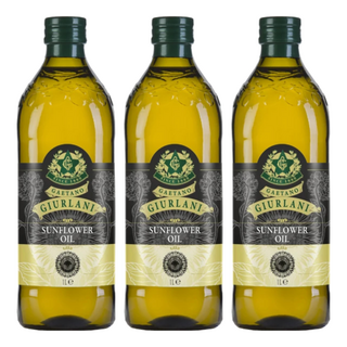 GIURLANI 喬凡尼 葵花油 義大利原裝進口, 1L, 3瓶