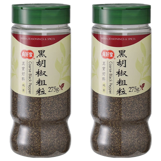 真好家 黑胡椒粗粒, 275g, 2瓶