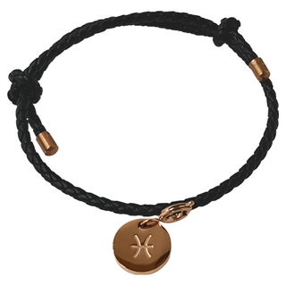 RADIANT STAR 璀璨之星 占星物語可換墜飾星座符號可調式真皮編織手環