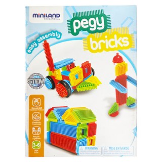 Miniland 統感鬃毛積木 Set 36, 1組, 多色