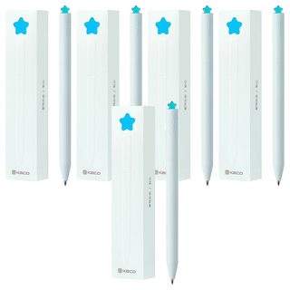 KaCO FIRST STAR 星願 旋轉中性筆 附同款筆芯 0.5mm 星藍/黑色 5支