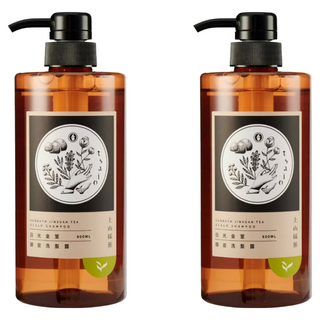 tsaio 上山採藥 日光金萱頭皮洗髮露 600ml 金萱茶萃取 調理舒緩頭皮 強化髮絲活力 檸檬香, 2瓶