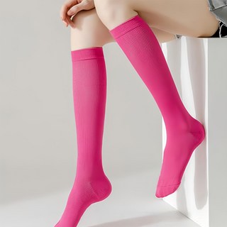 PORABELLA 女款 素色美腿襪 運動壓力襪