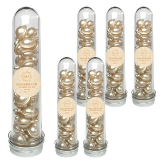 E.L.G 依洛嘉 英國油護髮香氛膠囊 30顆, 添加大麻籽油, 黑醋栗籽油, 維生素E, 荷荷芭油, 免沖洗, 改善頭髮分岔, 使秀髮潤澤滑順, 30g, 6瓶