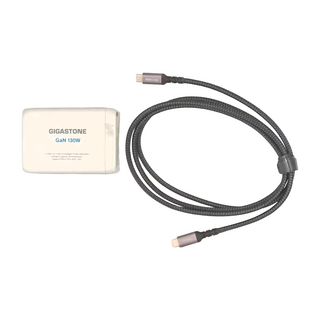 GIGASTONE 立達 Type-C快充組, 130W高功率總輸出, 支援四裝置同時充電, Type-C單獨使用100W快充, 白色, 1組