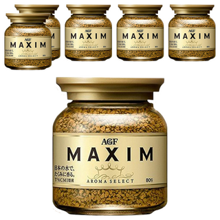 AGF MAXIM 咖啡粉, 80g, 1入, 6罐
