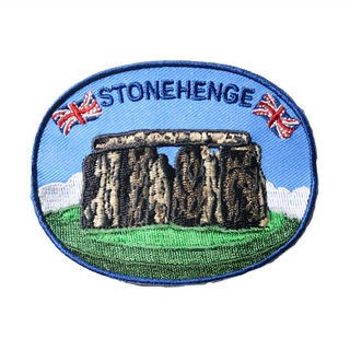 A-ONE 匯旺 英國巨石陣地標造型刺繡 NO.166, 7.5 x 6 CM, 彩色, 1個