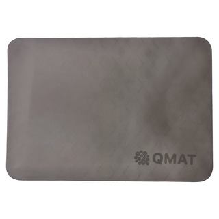 QMAT 10mm 運動跪墊 十字紋 POE聚烯烴彈性體 台灣產, S(30 x 40cm), 黑灰色, 1個
