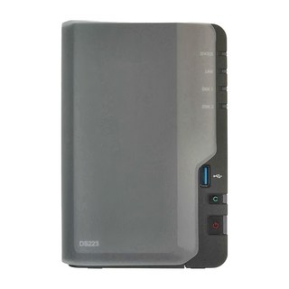 Synology 群暉科技 DS223 網路儲存磁碟機，集中管理資料，提升存儲效率與安全性, 1個