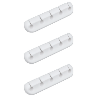 comet 充電線收納固定器 5格, 3個, 白色