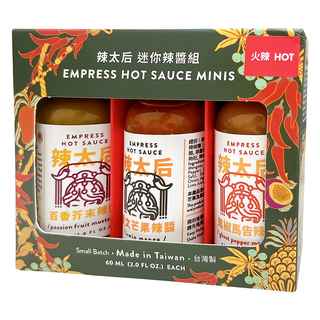 EMPRESS HOT SAUCE 辣太后 迷你辣醬組 火辣 3瓶, 180ml, 1盒