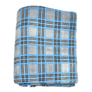 NorthFox北狐 微電腦溫控電熱毯 雙人 藍灰格 110V/60Hz 100W, 130 x 160cm