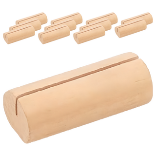 小麥購物 Y509 木質名片夾 半圓大 19g, 木色, 12個