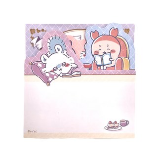 sun-star 吉伊卡哇 午茶趣造型便利貼-紫色午後, 40個, 1組