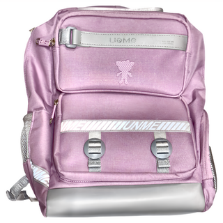 UnMe Goodday日安輕量護脊書包 尺寸: 39cm-28cm-18cm 重量: 910g, M, 淡紫色