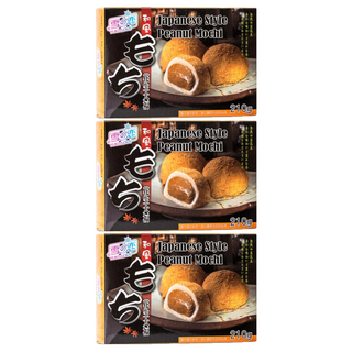 雪之戀 和風大福 花生口味麻糬 210g, 3盒