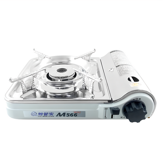 HouseKeeper 妙管家 雙焰不鏽鋼 輕巧瓦斯爐, 1個