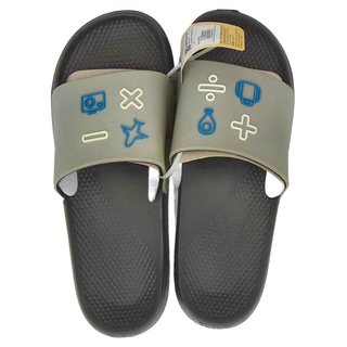 FUN PLUS 風格樂活休閒拖鞋, 280mm, 灰色