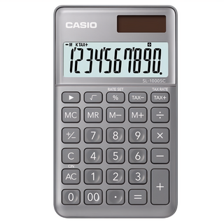 CASIO 卡西歐 計算機, SL-1000SC-GY, 1個