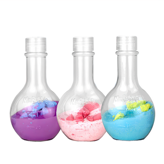 Mr.Bubble 神奇科學入浴劑 燒杯造型 3入 加入溫水可冒出彩色泡泡, 150g, 1組