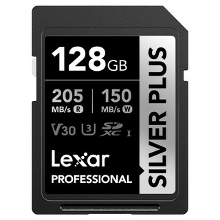 Lexar 雷克沙 Silver Plus SDXC UHS-I 記憶卡, 1個, 128GB