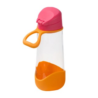 b.box tritan 直飲水壺 大容量 適合3~8歲兒童, 草莓粉, 600ml, 1個
