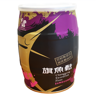 KUROSHIO OF TAITUNG 黑潮旗跡 新港區漁會 頂極新港旗魚鬆, 250g, 1罐