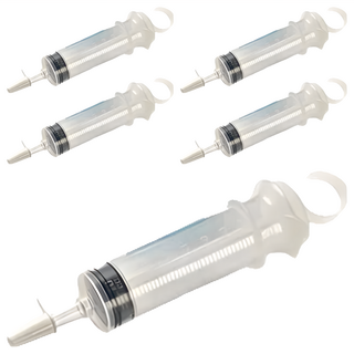 太平洋 80cc 灌食針筒 插鼻胃管/使用胃造口或腸胃造口餵食之病人適用, 5個