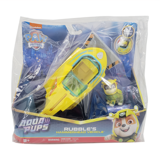 汪汪隊立大功水行狗狗隊系列大型救援車 小礫 + 錘頭鯊救援車, 1組