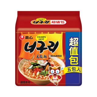 NONGSHIM 農心 香辣海鮮味烏龍麵, 120g, 5包