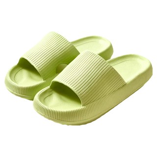 厚底拖鞋 2雙 Set 淺綠色 防滑EVA材質, 40~41
