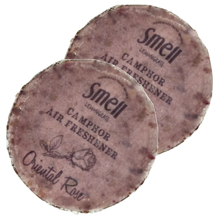 Smell Lemongrass 樟腦香氛磚 玫瑰, 15g, 2個