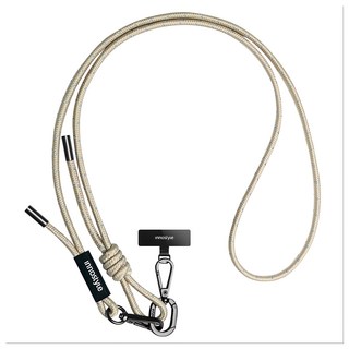 Innostyle Lanyard系列 6mm 手機掛繩掛片組 PL62KH, 卡其色, 1組