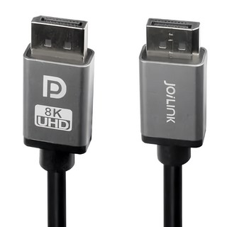 INTOPIC 廣鼎 DisplayPort 1.4版8k影音傳輸線, 原生支援8K 60Hz, HDR高動態範圍, 最高支援240Hz刷新率, 1.5m, 1個