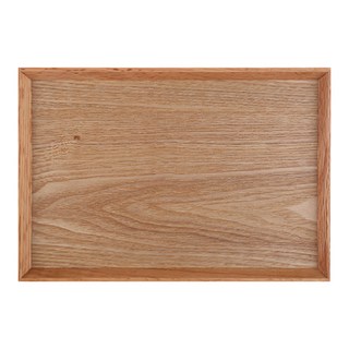 日式原木托盤, 尺寸40x30x2cm, 胡桃木, 小 28 x 29cm, 橡木款, 1個