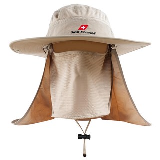 Swiss Mountain 防紫外線遮陽帽, 棕褐色