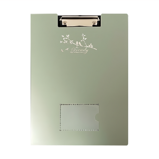 DaTaBanK 三田文具 花漾雙色板夾 A4, AB001T-15, 綠色, 2本, 1組