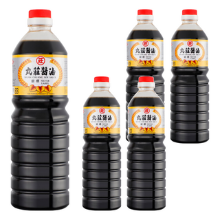 丸莊醬油 銀標調合醬油, 1L, 5瓶
