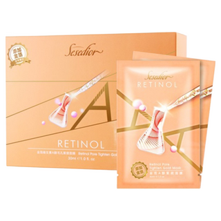 Sesedior 希希娣兒 台灣公司貨 金箔A醇緊緻面膜 30ml, 20片, 1盒