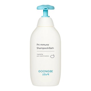 GOONGBE 宫中秘策 Pri-mmune 幼童用洗髮沐浴乳, 350ml, 1瓶