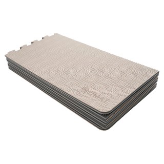 QMAT 折疊巧拼地墊 10mm 奶茶色 Set 3入, 3kg, 1組