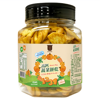 School of Cookie 台灣優格餅乾學院 高鈣蔬菜餅乾, 250g, 1罐