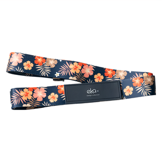 ekax 造型行李束帶, 50 x 1950mm, 扶桑花女孩 深藍色