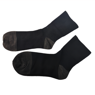 足健美襪品 抑臭保暖 銀纖維紳士襪 2雙 寬口襪 抑菌