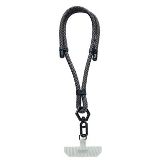 UAG 簡約編織可調式手腕掛繩 7mm, 1條, 黑灰色
