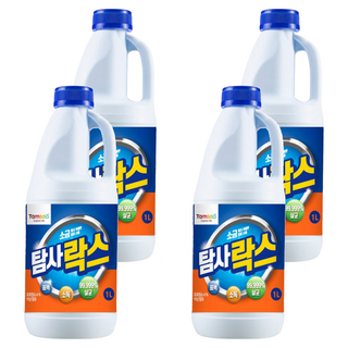 Tamsaa 漂白水, 1L, 4瓶
